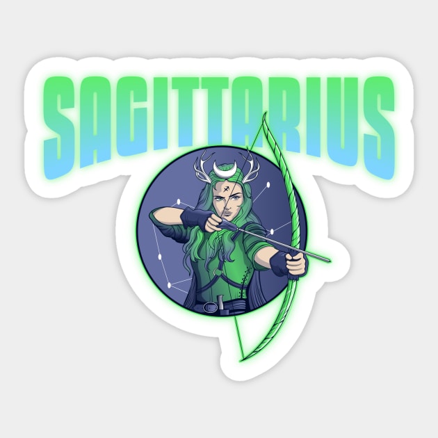 Sagittarius 2 Sticker by Studio-Sy